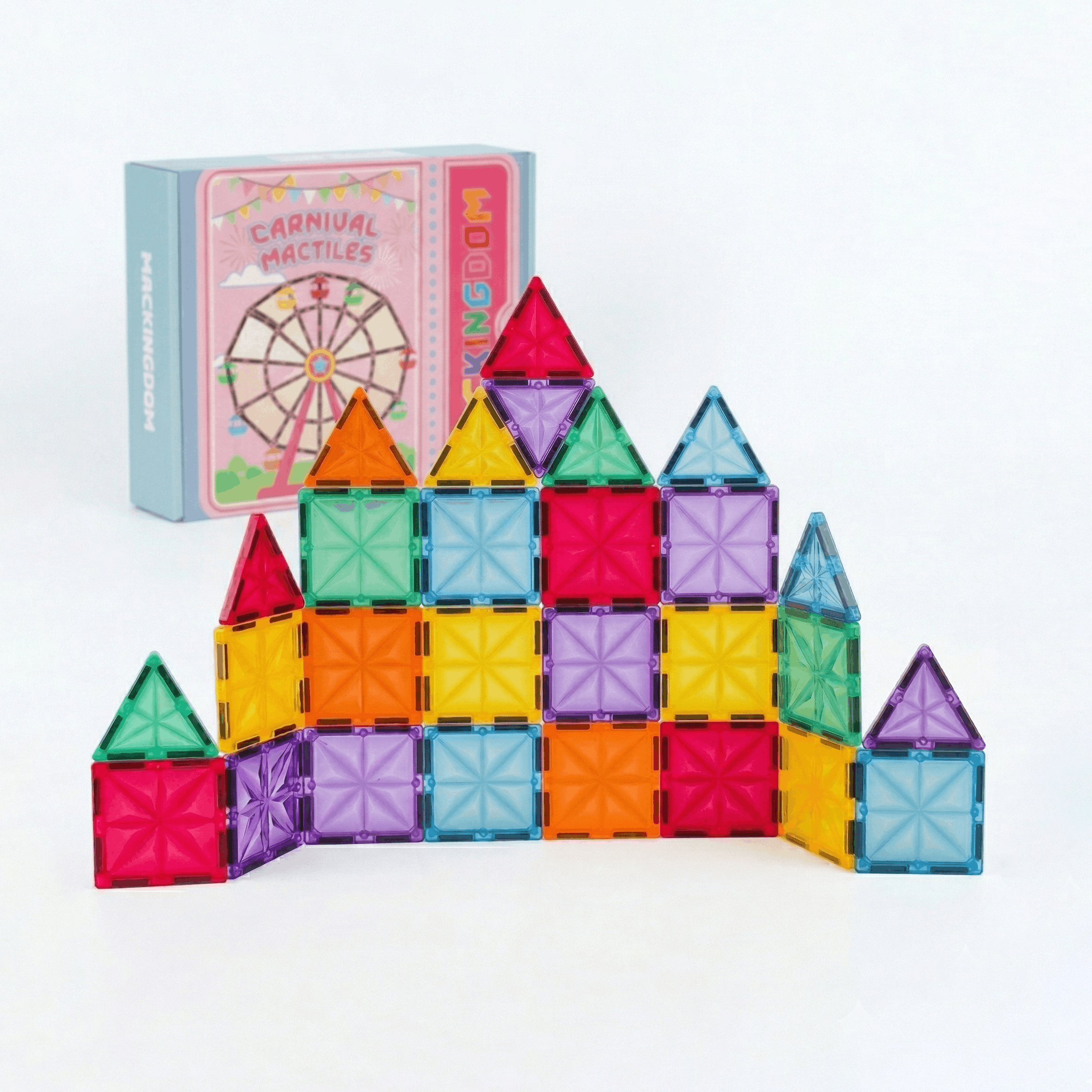 맥킹덤 맥타일즈 자석블럭 관람차 교구 44PCS, 1개 27,900원