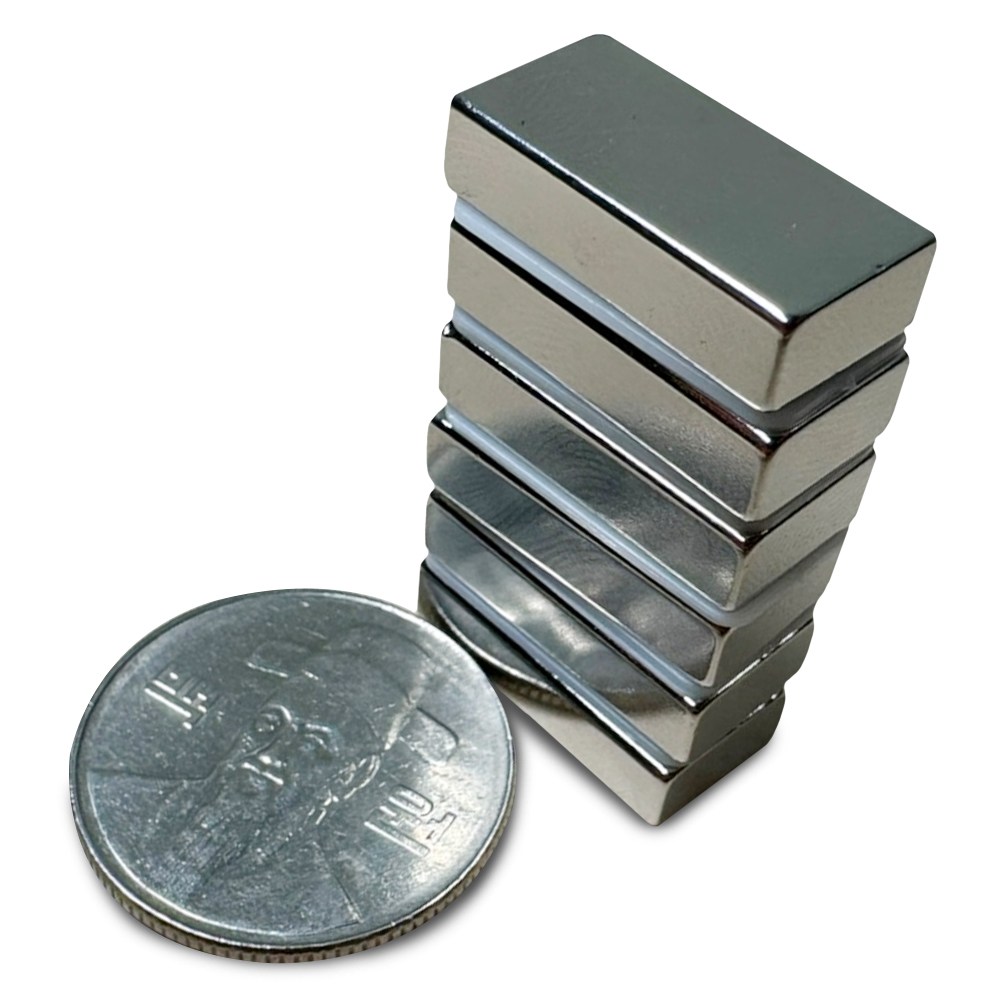 20*10*5 네오디움 사각자석 NS 지름 20mm x 10mm x 5mm [니즈], 6개 20,900원