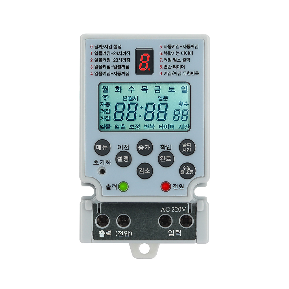 신성계전 전자식 타이머 판넬 내장형 SST-34SD, 1개 32,500원