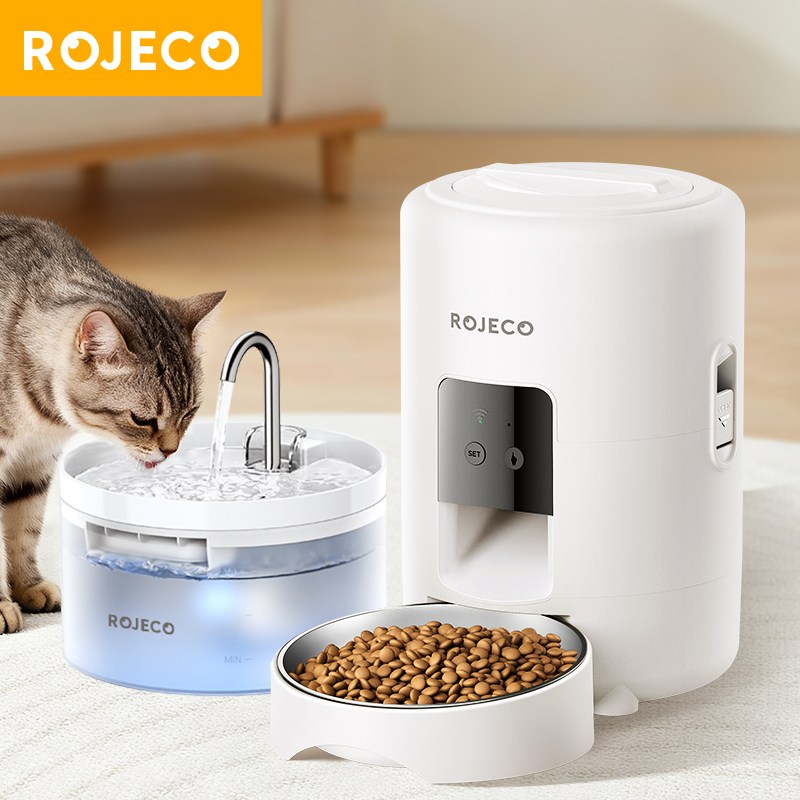 로제코 2리터 강아지 고양이 앱연동 자동급식기 급수기 정수기 합본 118,800원