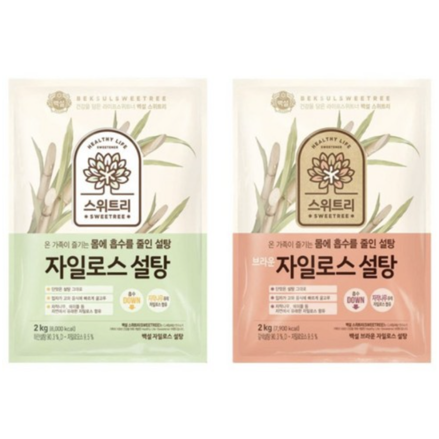 백설 자일로스 5kg * 2개 총 10kg  황 갈색 백 하얀 건강한 설탕 96,000원