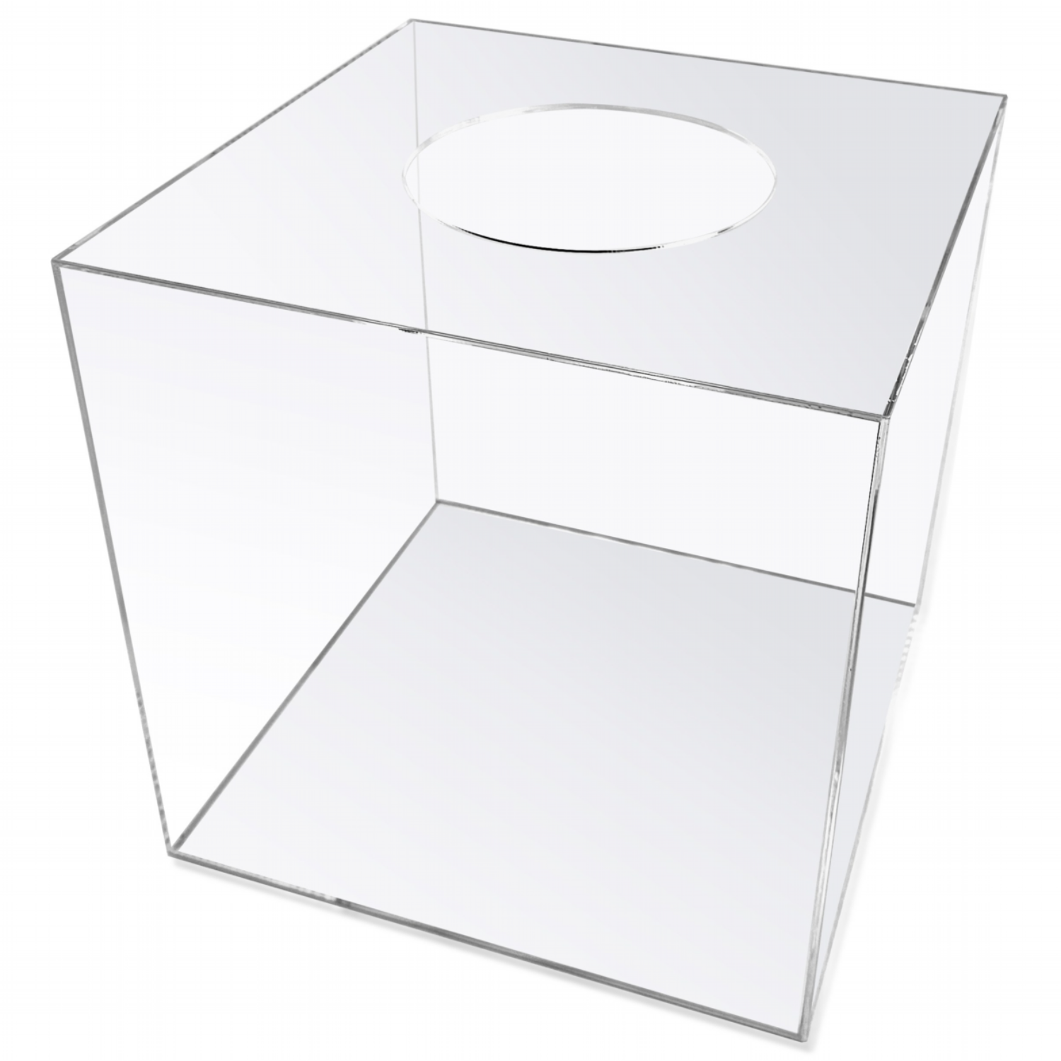 투더 응모함 추첨함 정사각 30cm, 1개, 투명 30x30x30cm 35,400원