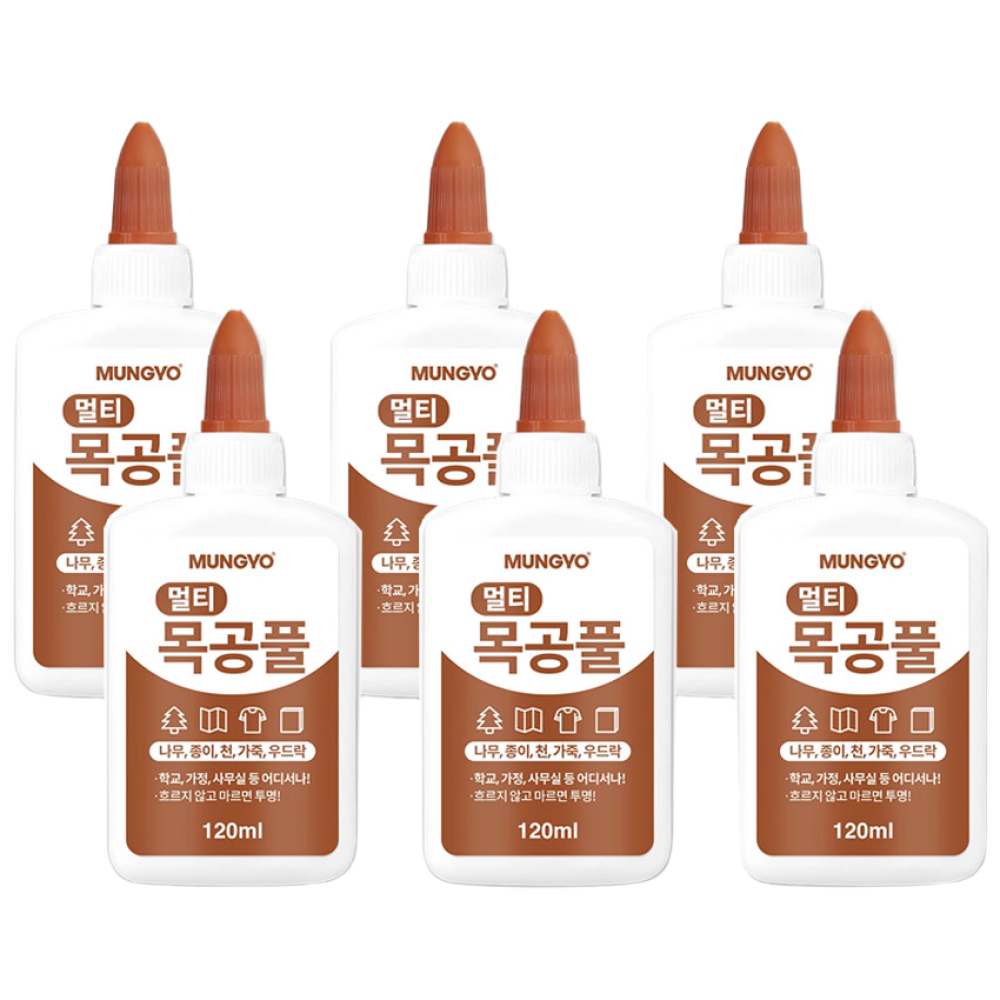 문교 목공풀 목공용 본드 120ml 나무 종이 가죽 우드락 19,900원