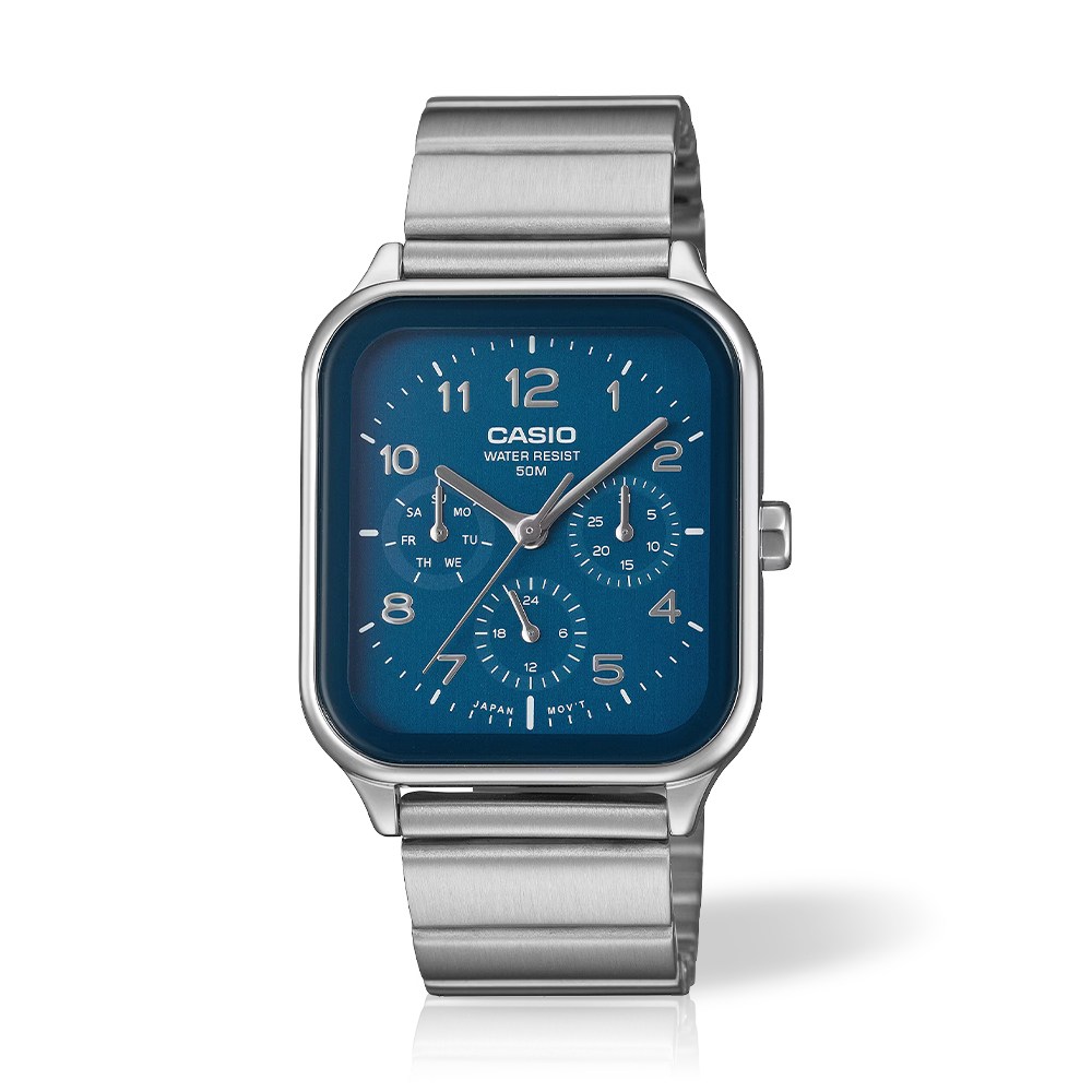 백화점AS가능 카시오 MTP-M306D-2A 스퀘어 아날로그 남성 메탈시계 148,000원