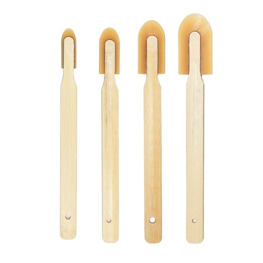 퀵마켓 실리콘 헤라(대나무 손잡이) 4종 세트 7,780원