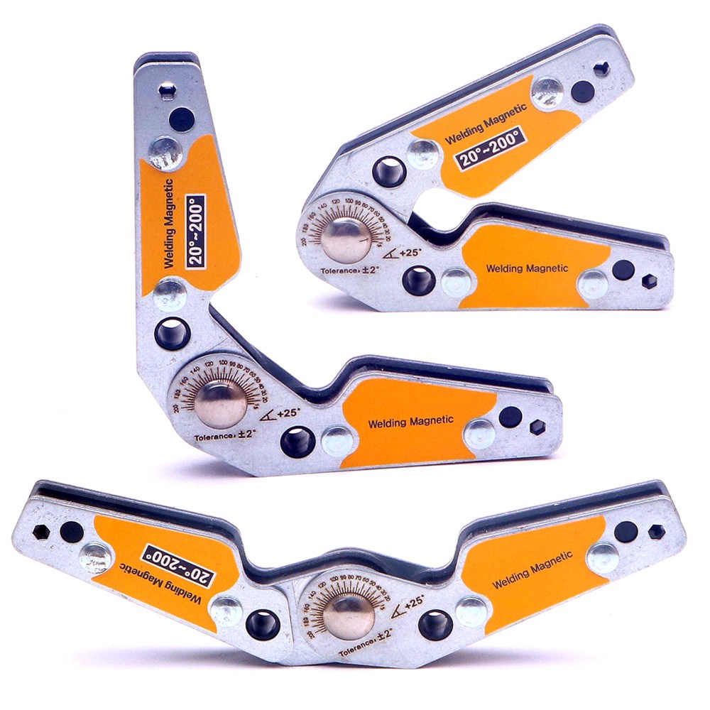 각도 조절 용접자석 22kg 20도 에서 200도 까지 각도자석 마그네트 용접삼각대 45도 90도 135도 용접기 수평 수직 자석 삼각대 용접용자석 용접각도자석 다용도 앵글 용접홀, 1개 24,500원