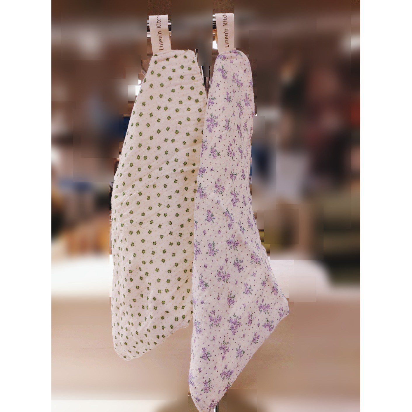 모던하우스 L 도톰한 4중지 살림 거즈행주 2P 꽃무리 퍼플 NF3825005, 1개 6,900원