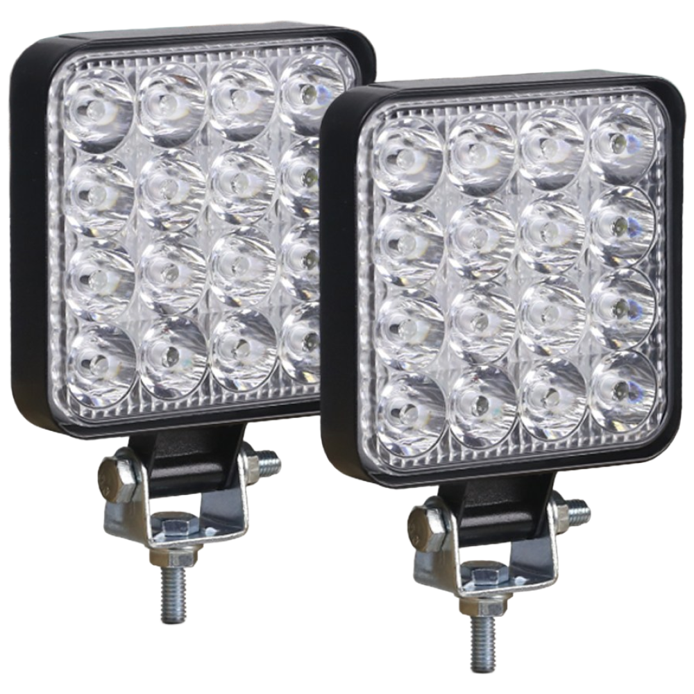 로푸 차량용 써치라이트 48W LED 작업등 사각형, 1개 8,490원