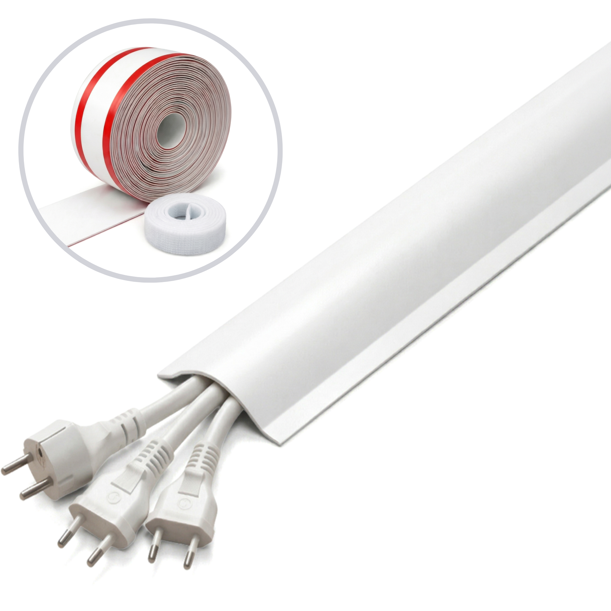 미늄 잘라쓰는 5m 대용량 전선 몰딩 가리개 선정리 벨크로, 화이트, 1개 23,800원