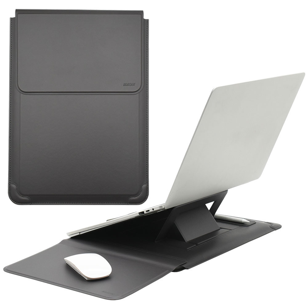 노트북 거치대 파우치 삼성 갤럭시북4 갤럭시북5프로 360 LG그램 맥북 14인치 15인치 16인치 17인치, 다크그레이, 1개 40,100원