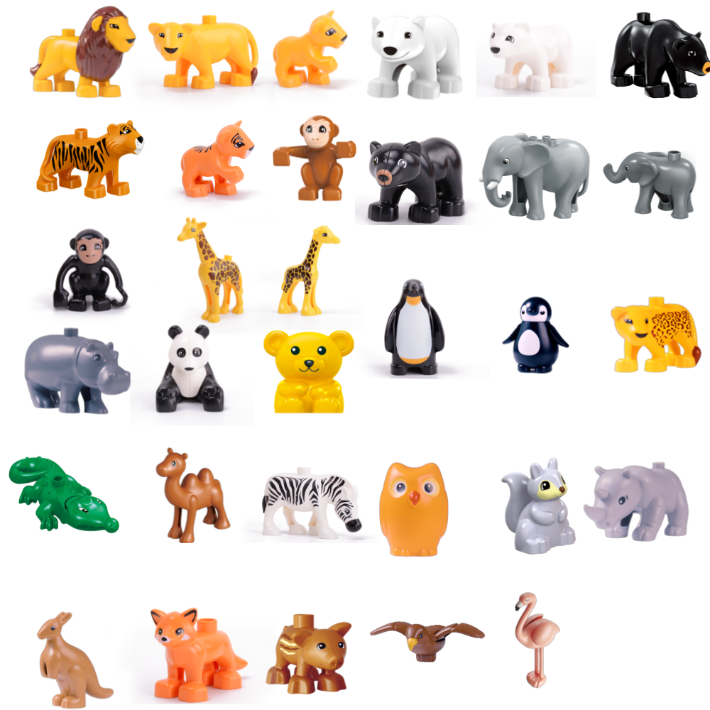 블록피아 키드두 듀플로 호환 동물 야생동물 32종 피규어, 1개 52,000원