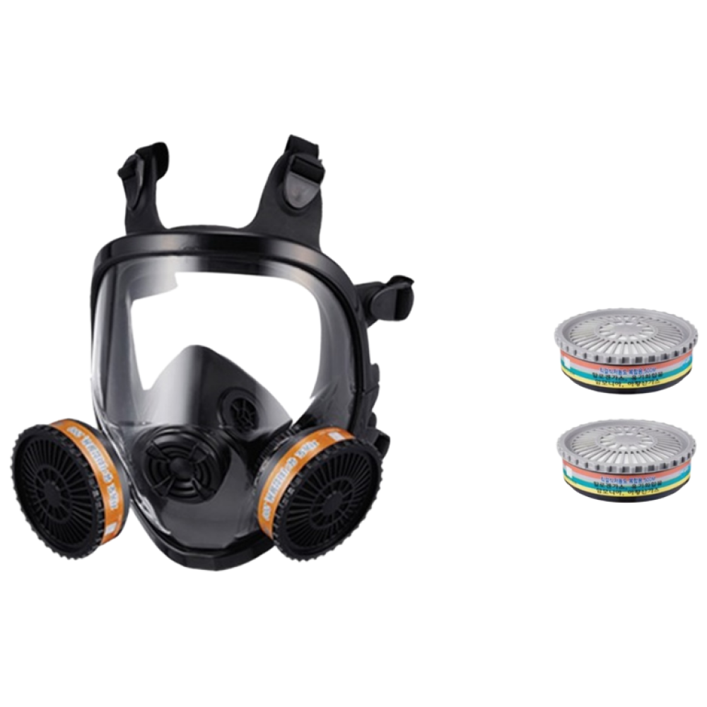 SG 생활안전 전면형 방독마스크 SG-7000F + 500M 1 set (2개입) 144,110원