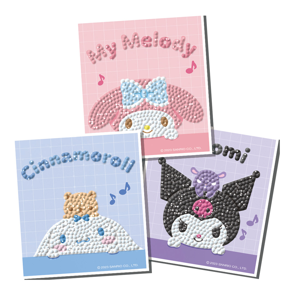 토이앤퍼즐 산리오 캐릭터즈 포토타임 스티커 보석십자수 DIY키트 3종 세트 5,960원