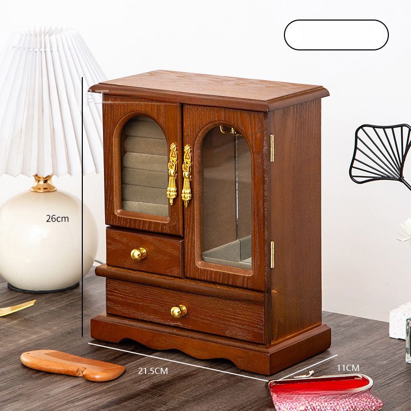 우디젠트 보석함 주얼리보관함 목걸이 케이스 반지 목걸이 원목 쥬얼리박스 주얼리 보석 귀걸이 나무 악세사리 주얼리함 39,900원