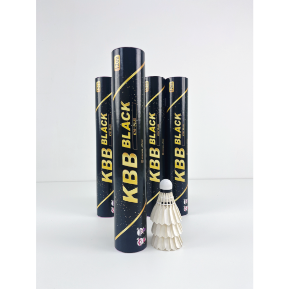 KBB블랙 배드민턴 셔틀콕 케이비비 black 오리깃털 타구감 내구성 학생 동호인 연습용 경기용 입문자용 방과후 용산스포츠 용스, 1개 28,000원