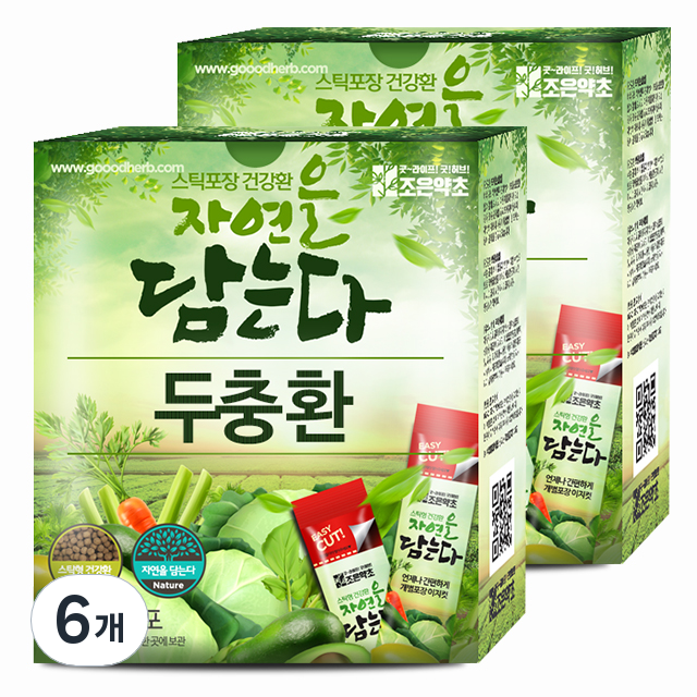 굿허브 조은약초 자연을 담는다 스틱형 두충환, 90g, 6개 53,520원
