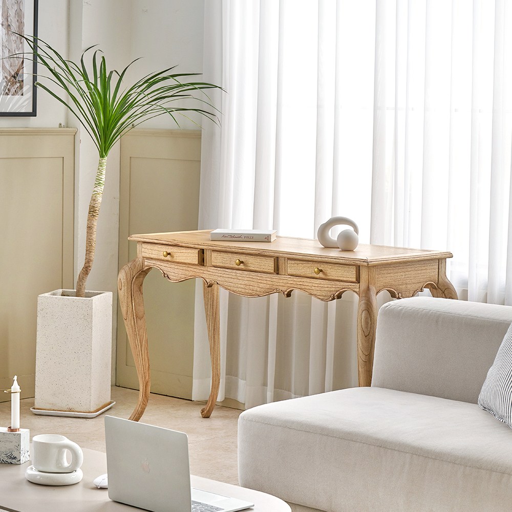 유캐슬 가이아 엔틱 원목 콘솔 C_착불배송 339,000원