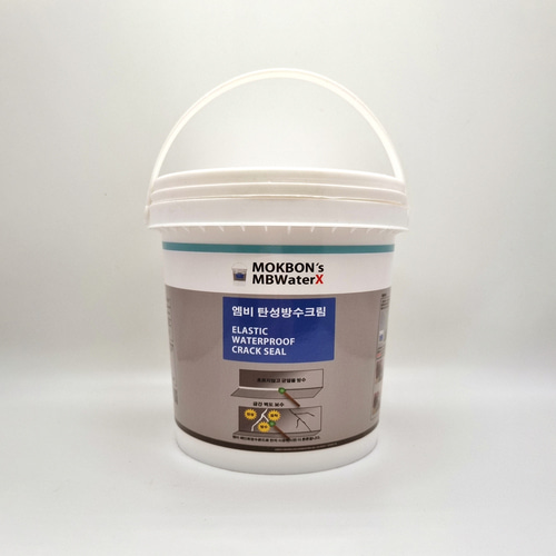 엠비워터X 탄성방수크림 옥상 균열 틈새 보수용 방수제 16L 207,000원
