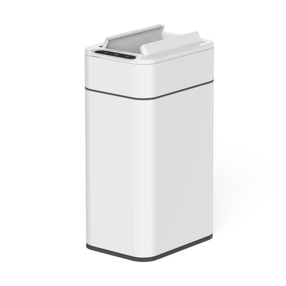 다룸 자동 센서 쓰레기통 냄새 차단 20L 양문형 + 봉투 15매, 화이트, 1개 61,200원