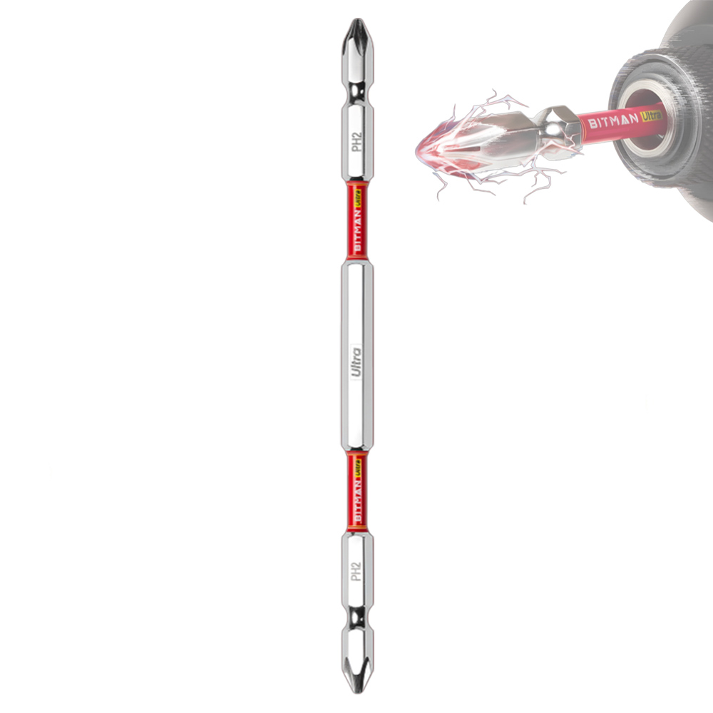 비트맨 토션 비트 십자 드라이버 비트날 82MM 1P, 1개 2,750원