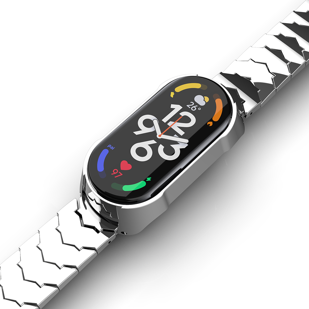 이스카이 샤오미 미밴드7 스테인리스 고급 메탈 스트랩+시계줄 공구, 1개 17,900원