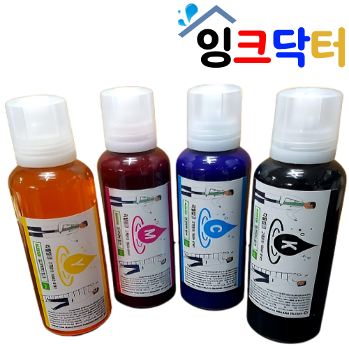 캐논잉크 G3910 G7090 무한리필 호환 G2910 G3900 G4900 100ml, 320ml (검노파빨)세트 학원/병원 GI990Gi90, 1세트 38,600원