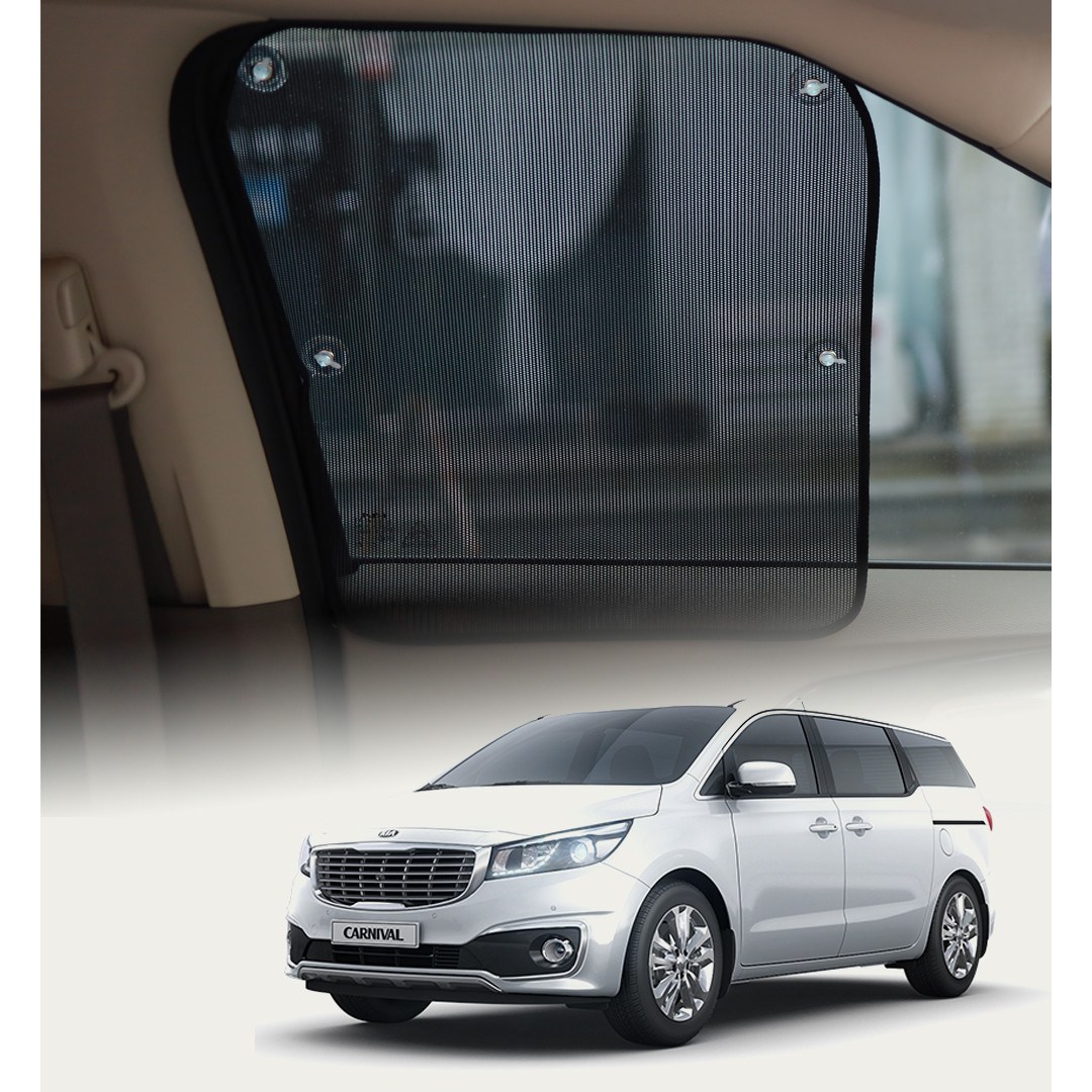 예스카 올뉴카니발 더뉴카니발 이중메쉬 햇빛가리개 학원차 통학차 자동차 썬커버 차박 커튼, 1세트 80,000원