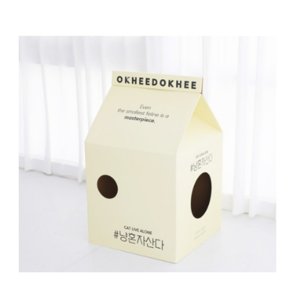 옥희독희 냥혼자산다 특대형 숨숨집 스크래쳐 75,600원