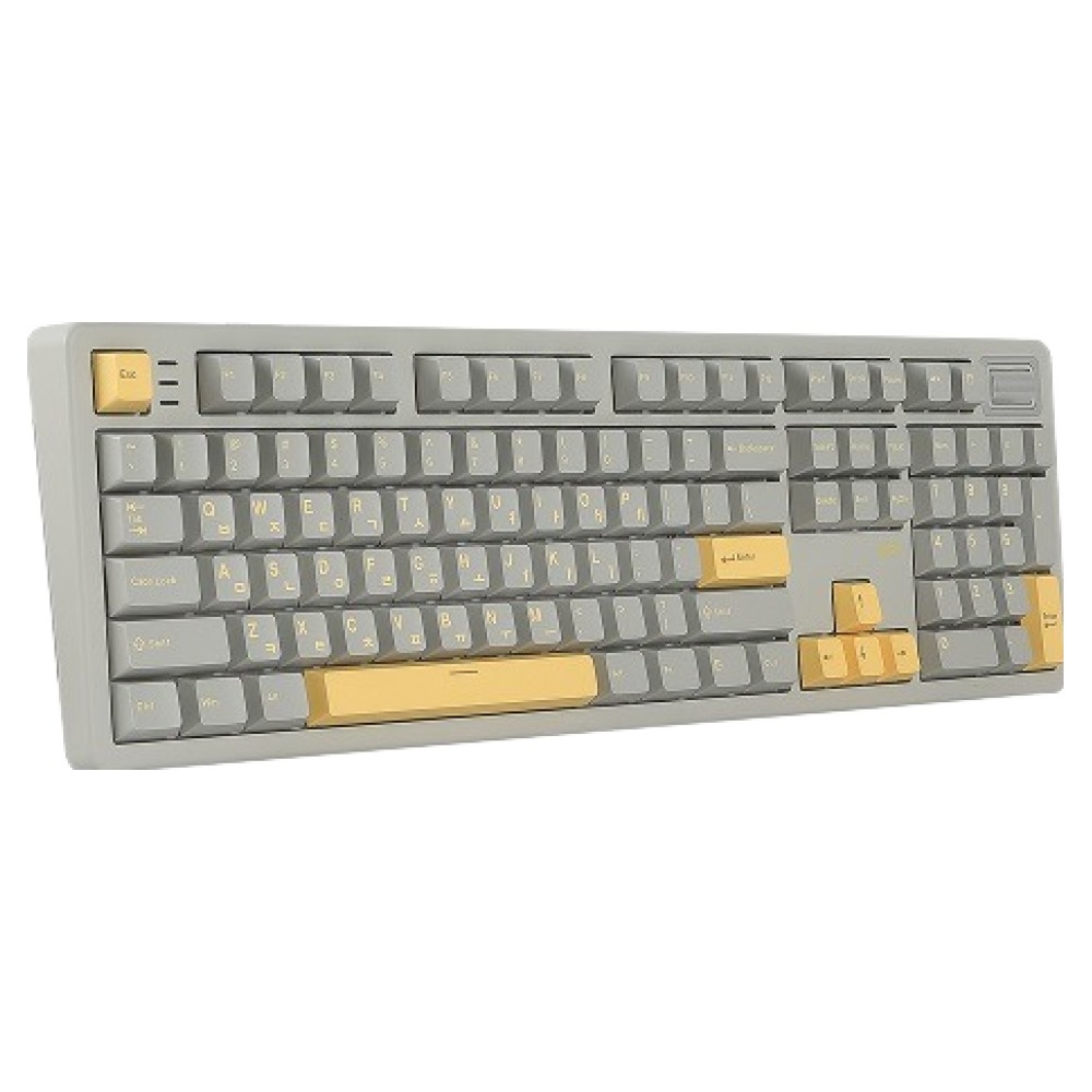 지클릭커 파도프로젝트 SPK107 8K 제주스위치 풀윤활 기계식 키보드, 크레용옐로우, SPK107(제주바다37g), 제조사축 59,800원