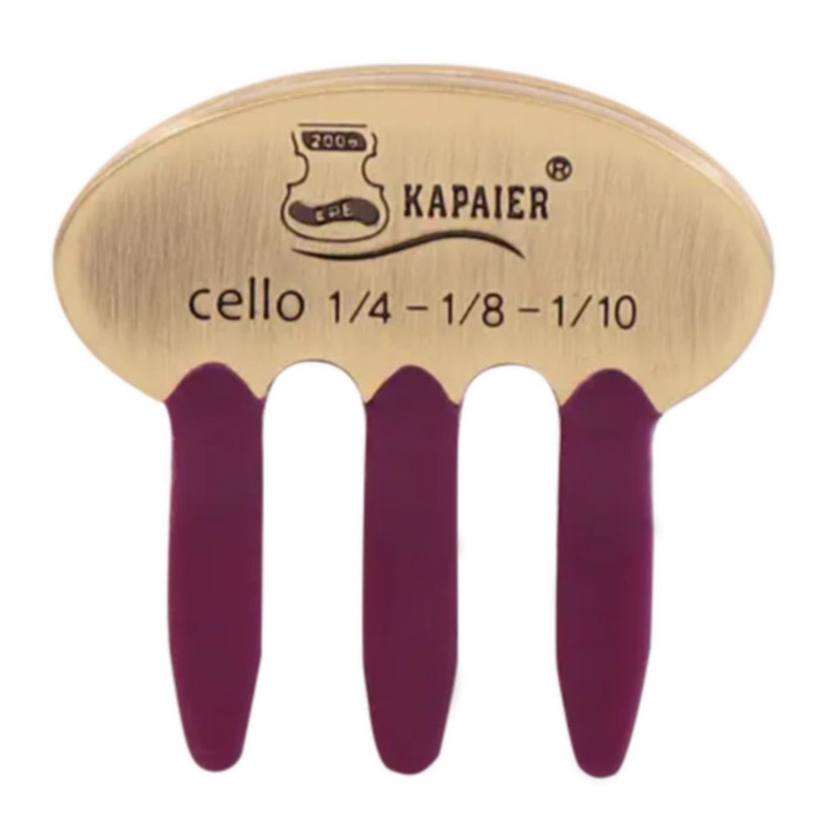 KPE 카파이어 첼로 메탈고무 3구약음기 집게형 NO.250 뮤트, 1개, 골드단일 27,000원