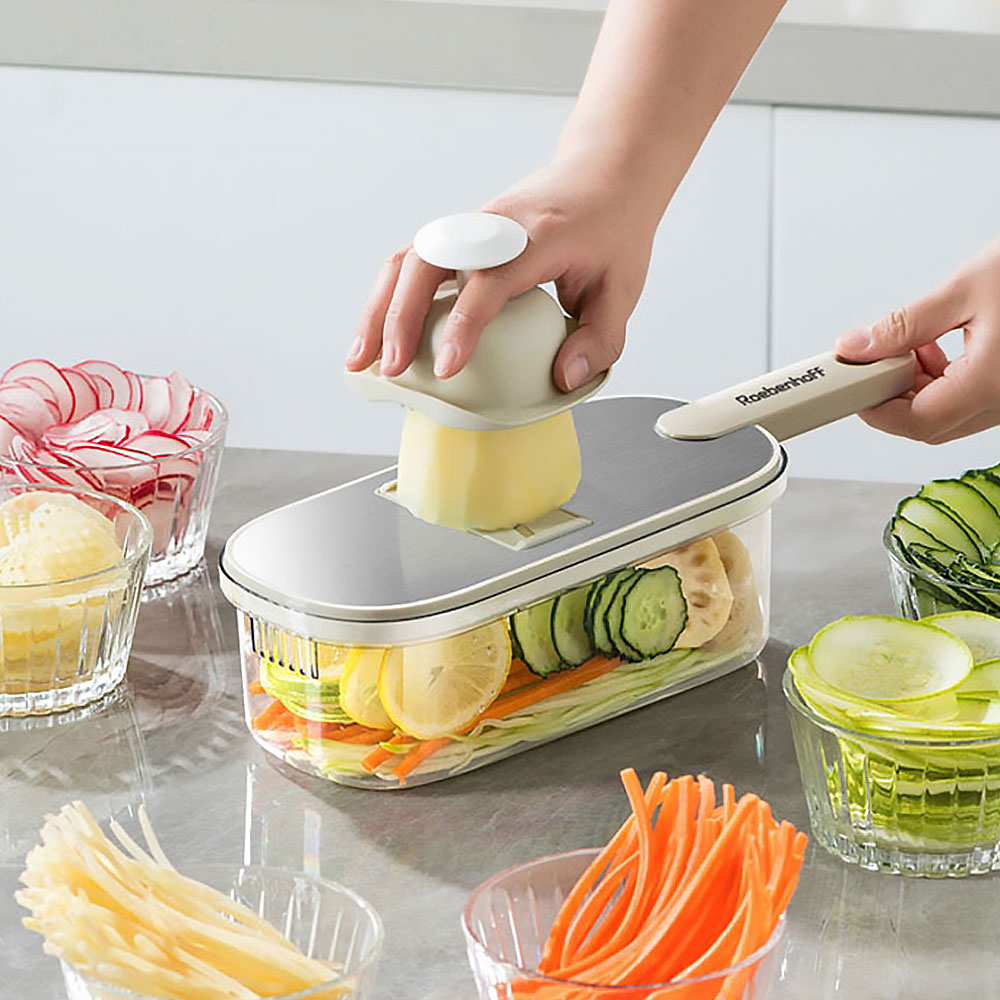 레벤호프 만능 채칼 8종세트,무채칼,감자칼,멀티 슬라이서,양배추칼 17,500원