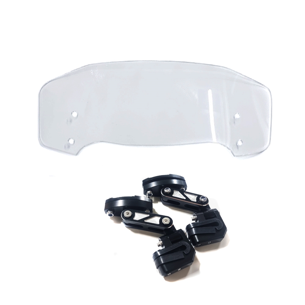 발통마켓 오토바이 알루미늄 고정 브라켓 보조 스크린, 1세트, 30cm투명 27,300원