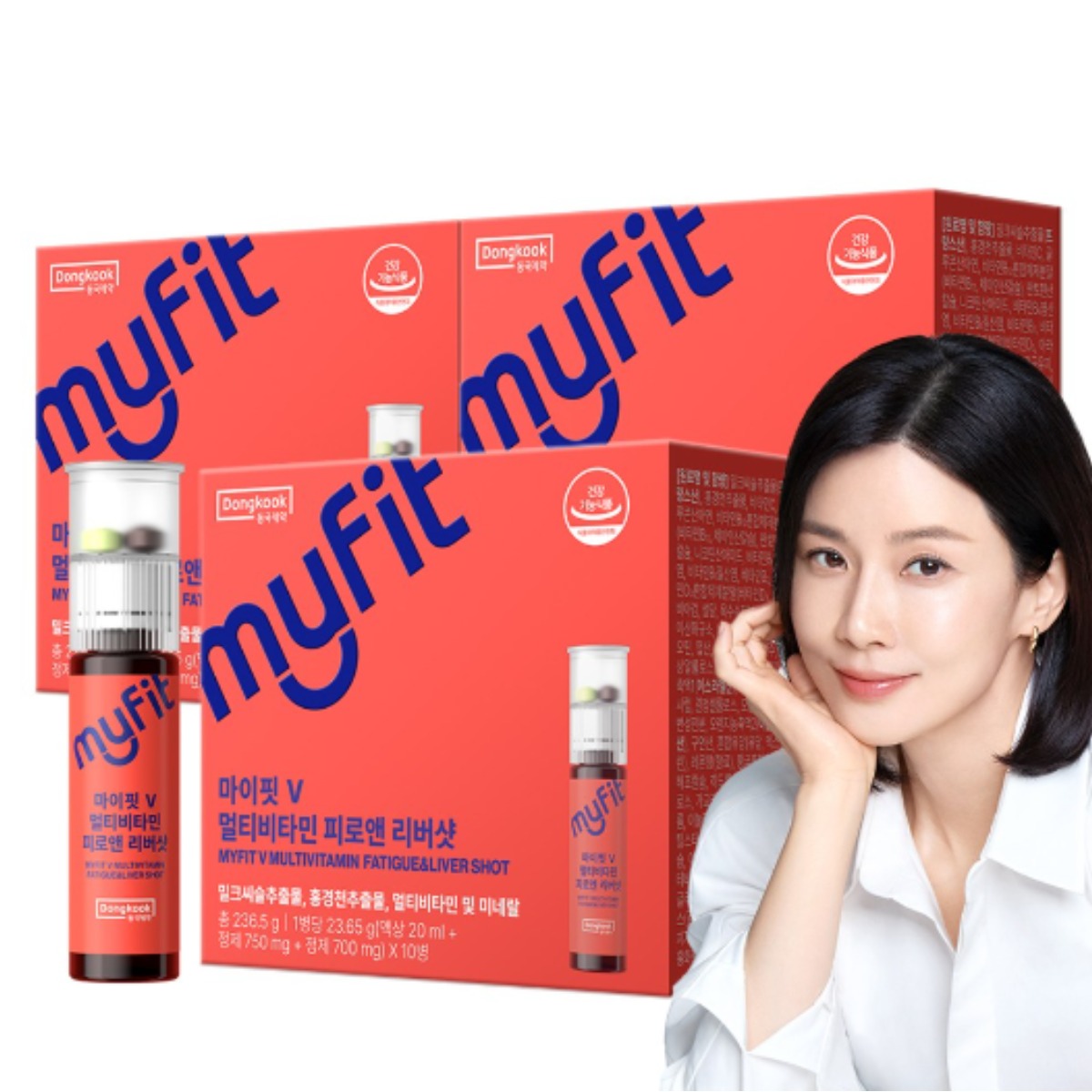 동국제약 마이핏 이보영 고함량 멀티비타민+피로개선+간건강+활력+면역 피로앤 리버샷 62,770원