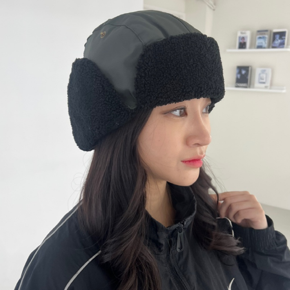 디베일 패딩 귀달이 군밤모자 겨울 털 트루퍼햇 방한모 남녀공용 24,000원