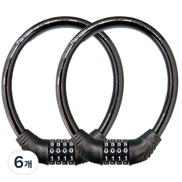 수논 도난방지 자전거 자물쇠, 비밀번호 원형 킥보드 자물쇠 26,710원