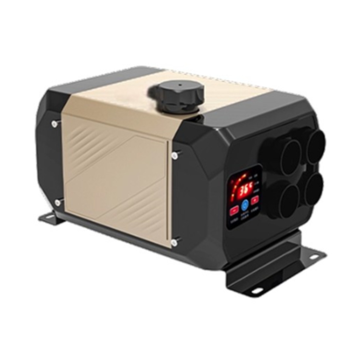 익스플로어 차량용 무시동히터 12v 24v 220v 저소음 이동식 캠핑, 베이지수직, 1개 200,000원