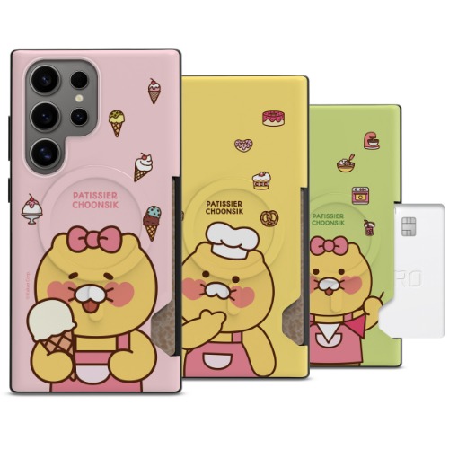 갤럭시S23울트라 (S918) 파티셰 춘식 투카드 맥세이프 호환 범퍼 케이스 카드포켓 29,000원