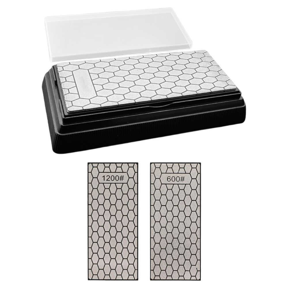 종원 다이아몬드 양면 숫돌 600방 + 1200방 + 받침대 + 보관뚜껑 세트, 1세트 16,000원