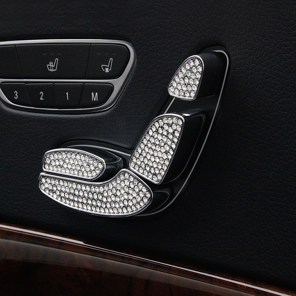 벤츠 S클래스 시트조절버튼 큐빅 몰딩 2013년-2020년 호환 용품 36,860원