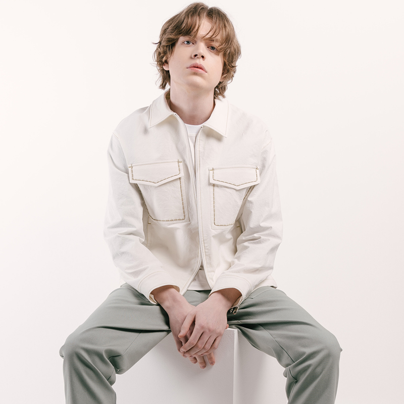 커스텀어스 남성용 호시자수 포켓 집업 스텐카라 자켓 CXS25SWJK302 150,290원