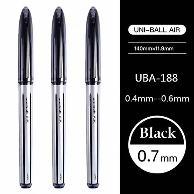 일본 유니볼 에어 롤러 젤 펜 0.7/0.5mm UBA-188 부드러운 스케치 드로잉 서명 무료 잉크 편지지 13,200원