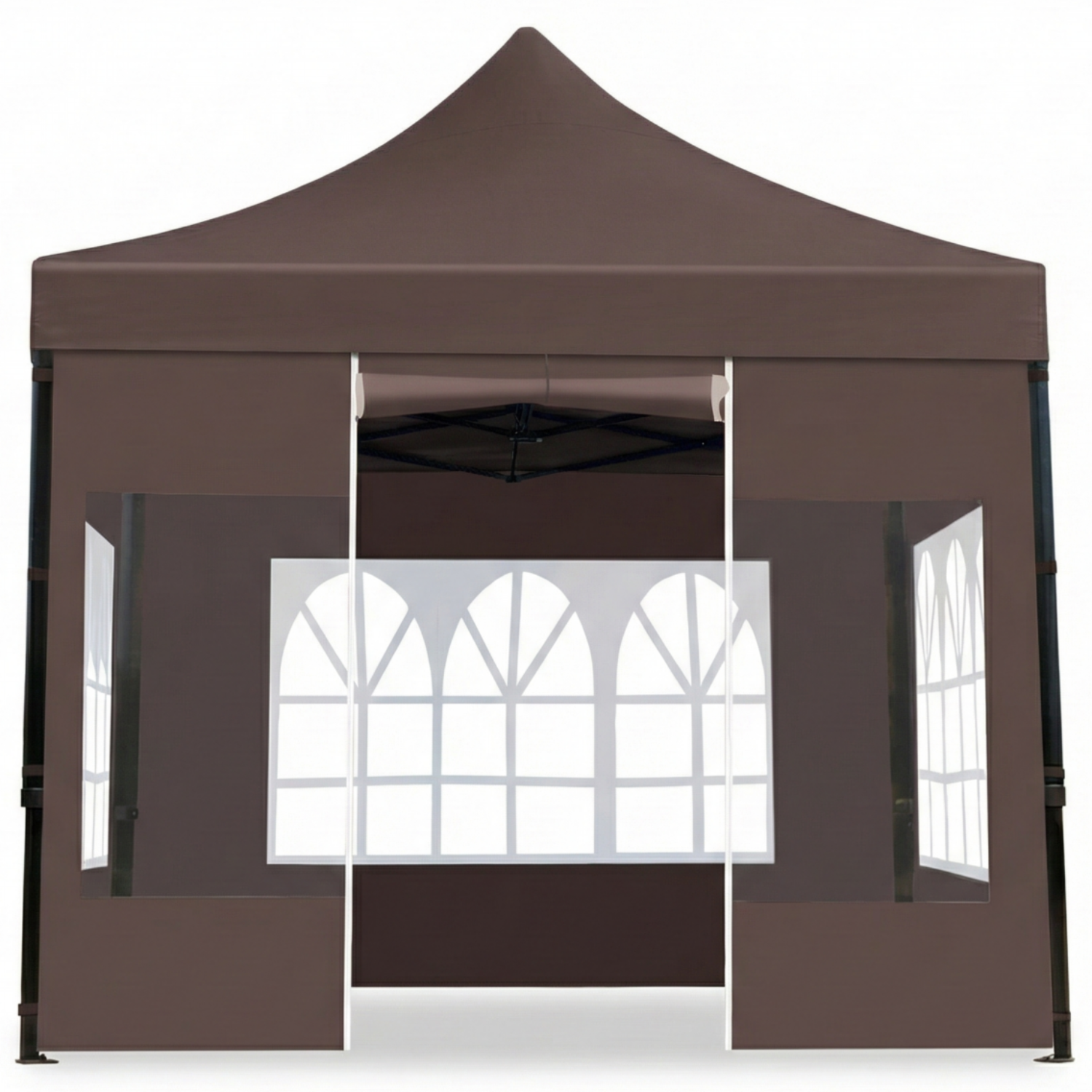 튼튼막 캐노피 천막 원터치 접이식 대형, 카페브라운 229,000원