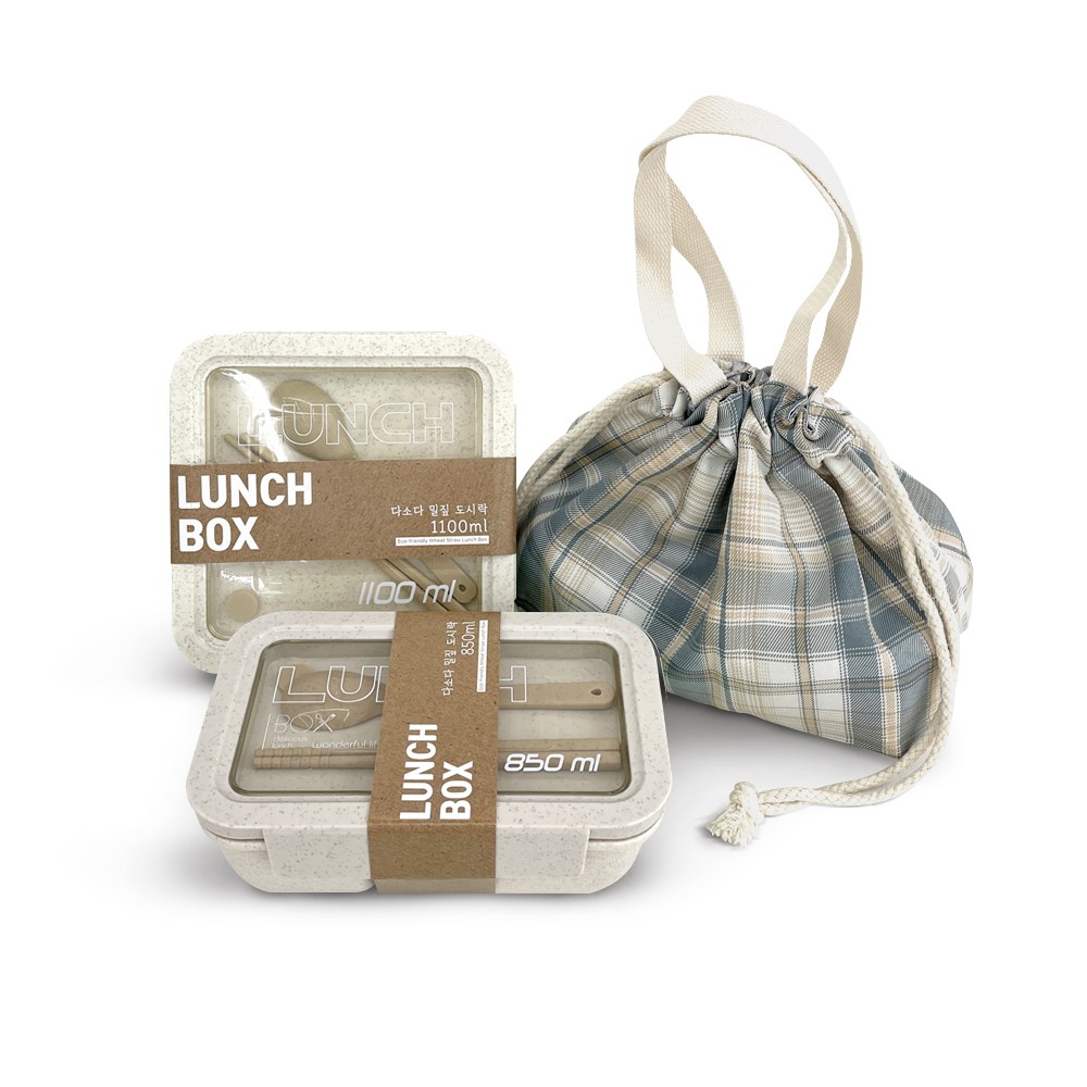 다소다 밀짚 도시락통 직장인 런치박스 전자레인지 밀프랩 용기 15,890원