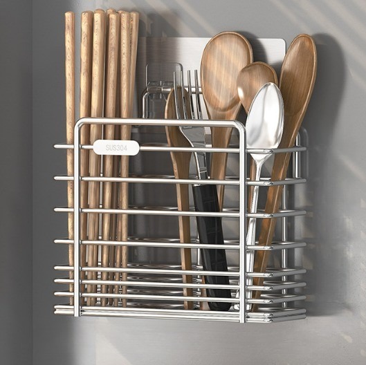 홈즈픽 벽걸이 스텐 2구 수저통 8,920원