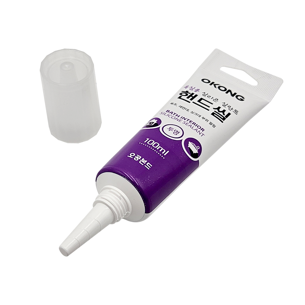 욕실용 실리콘 핸드씰 투명 100ml 가정용 셀프 인테리어 실리콘, 1세트 6,750원