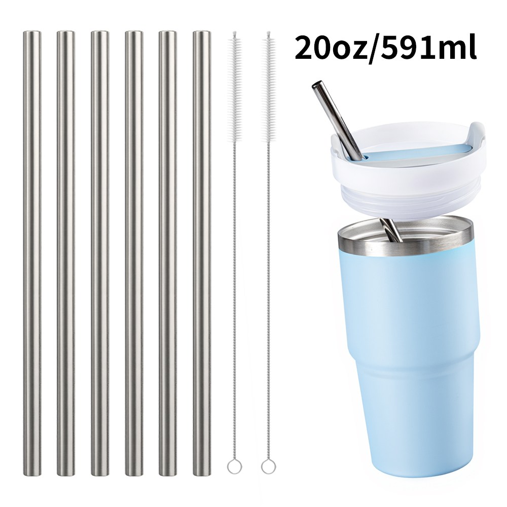 LJL 스탠리 스타벅스 텀블러 호환 스텐(304) 빨대6p+세척솔 2p 세트, 1세트, 591세트 5,900원