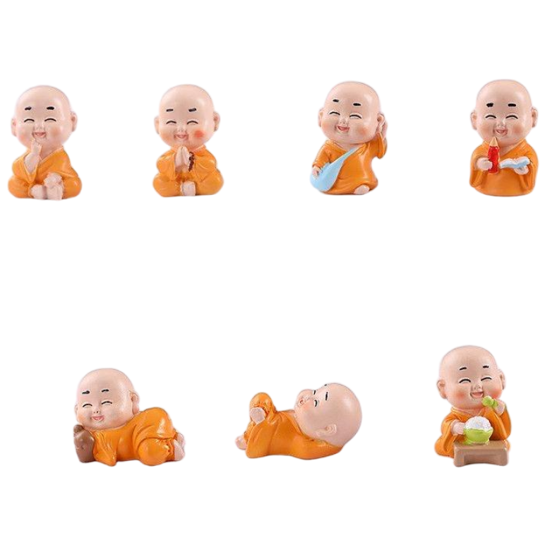 불교 작은 스님 동자승 부처님 미니어처 7종 세트, 1세트 11,020원