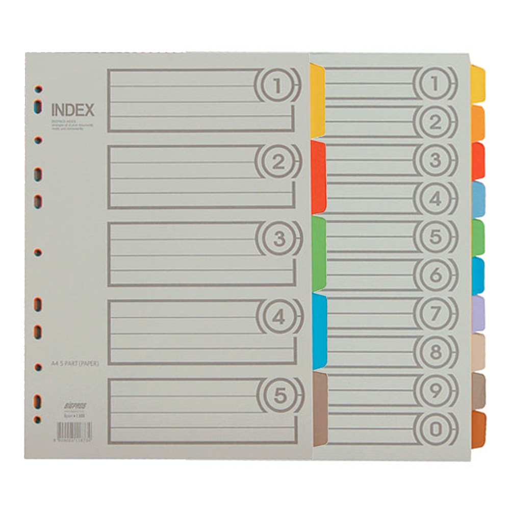 대흥 인덱스 종이 내지 속지 A4 5분류 10분류 7,900원