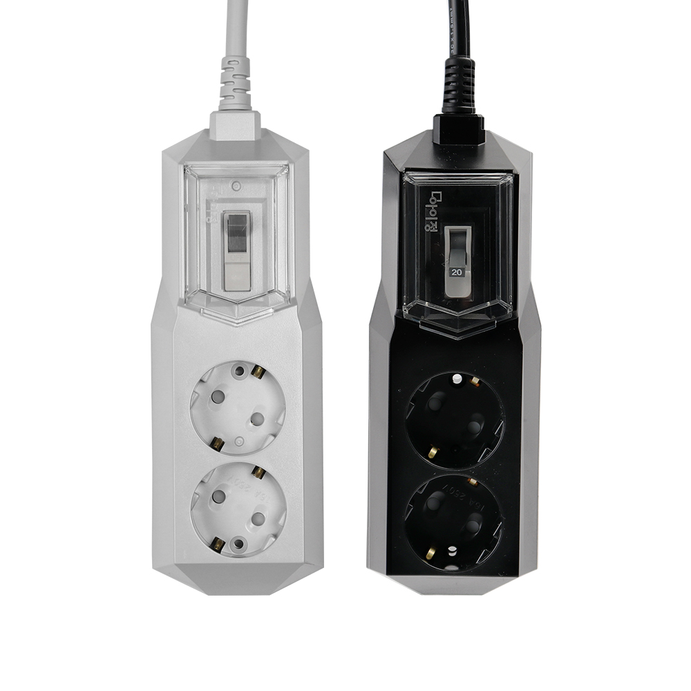 아이정 국산 고용량 과부하차단 멀티탭 2구 에어컨멀티탭 냉장고멀티탭 건조기멀티탭, 과부하 그레이, 2개, 1.5m 46,000원