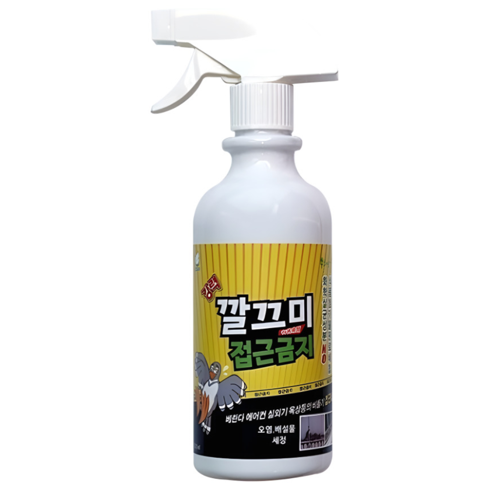 깔끄미 강력 비둘기 접근금지 제균 세정제 조류 퇴치제 기피제, 1개, 500ml 12,360원